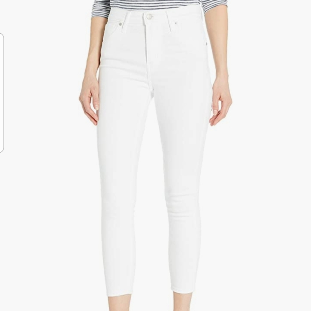 Levi's mile high skinny ankle white jeans size 25